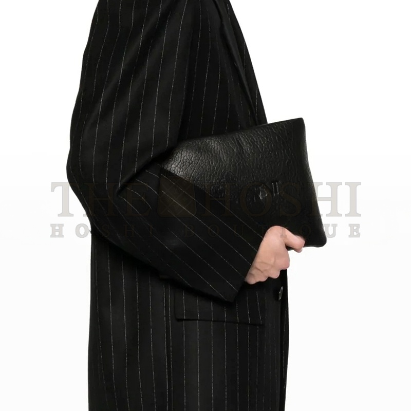 Y51 Sa1nt Lau*nt PUFFY POUCH IN LAMBSKIN 779512AADBZ (30*22*3cm) Master Quality